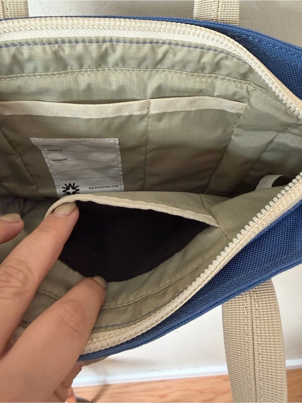 Walker Family Goods Tiny Tote in River